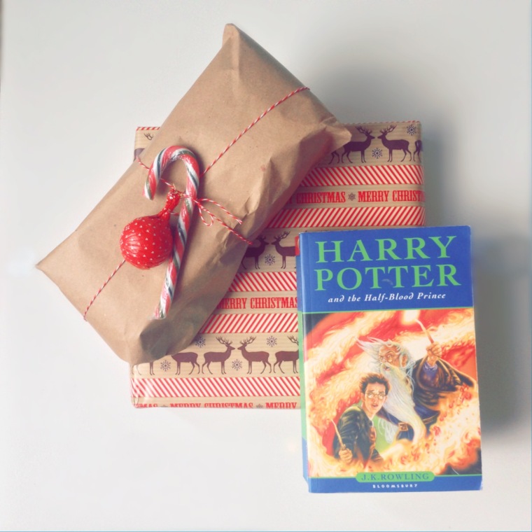 Harry Potter and the Half-Blood Prince with Christmas presents